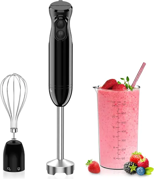 3 in 1 Elektrischer Stabmixer – 1000W Pürierstab